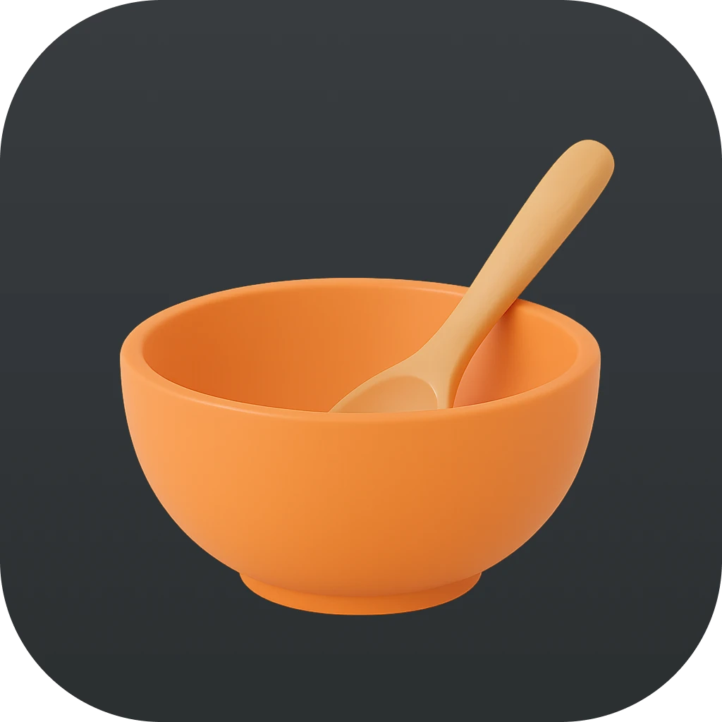 Meally app icon at 1024 pixels.